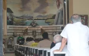 Misas en la parroquia Nuestra Señora del Perpetuo Socorro al día siguiente de la muerte del padre Patricio Sánchez.