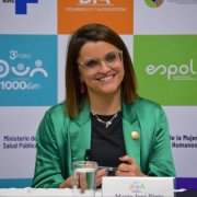 María José Pinto es la candidata a la Vicepresidencia de Daniel Noboa.