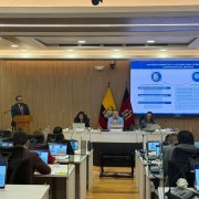 Sesión del Concejo Metropolitano de Quito donde se presentó el informe de la tasa de basura.