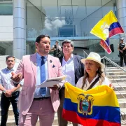 Pedro Tapia, presidente del GAD de Cumbayá, presentó el amicus curiae ante la Corte Constitucional.