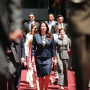 Gobierno Ecuador refuerza seguridad de Cynthia Gellibert, junio 2026, Quito, por perfil de riesgo detectado por Casa Militar.