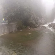 La captación Blanco Chico estuvo fuera de operación desde 2021 por la crecida del río del mismo nombre. Ahora se la está rehabilitando.