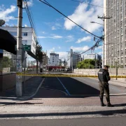 La Policía cerró los accesos a la Arcom y al Ministerio de Agricultura.