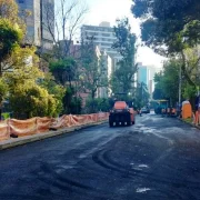 En una primera fase los trabajos se realizaron desde la calle Madrid hasta la av. Colón, en el carril sentido sur-norte
