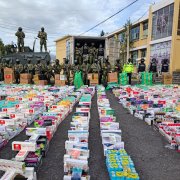 El operativo en El Tejar permitió localizar 600 mil cigarrillos de presunto contrabando, valorados en $150 mil, según las autoridades.