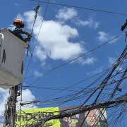 En agosto pasado, en las calles Eloy Alfaro y Bélgica, la infraestructura de la EEQ se vio afectada.