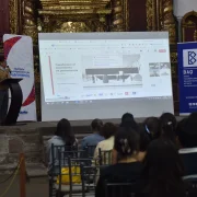 En la capilla del Museo de la Ciudad se presentaron los proyectos ganadores del concurso de pabellones dentro de la XXV Bienal Panamericana de Arquitectura de Quito.