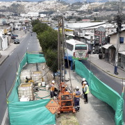 34 de las 37 perforaciones previstas ya fueron ejecutadas como parte de los estudios para una futura ampliación del Metro de Quito.