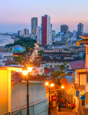 Guayaquil, conocida como El Puerto Principal.