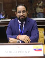 SERGIO PEÑA ASAMBLEISTA CORREISMO