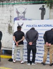 Miembros de Los Lobos detenidos en el sur de Quito