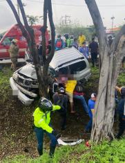 vía a la costa: siniestro vial en Puerto Azul