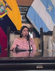 Tatiana Coronel, nueva vicealcaldesa de Guayaquil.