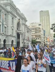 MARCHA AQUILES ALVAREZ GOLEADA