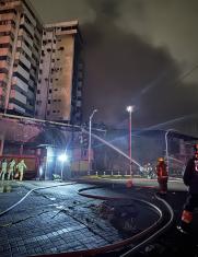 Incendio en el centro de Guayaquil