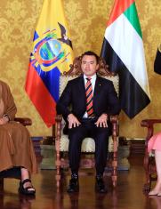 Ecuador y Emiratos Árabes Unidos (EAU) cerraron este 1 y 2 de marzo una serie de acuerdos en materia de inversión, comercio, seguridad y transparencia.