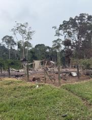 el sitio funcionaba como zona de descanso y entrenamiento para cerca de 50 integrantes de esta organización