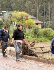 El fuerte invierno que afecta al Ecuador deja graves estragos en la provincia de Azuay, principalmente en zonas rurales de su capital.
