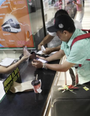 Pasajeros del terminal de Guayaqquil