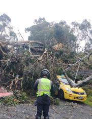 emergencia por lluvias en Quito