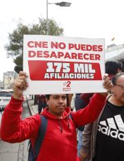 manifestación de Unidad Popular
