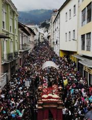 procesión Jesús del gran poder - quito