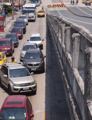 Tráfico en La Garzota