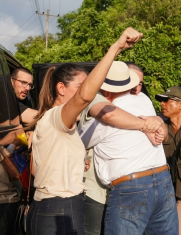 Fiorella Ycaza, esposa de Aquiles Álvarez.