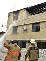incendio en Mapasingue Este