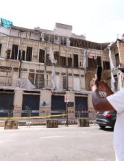 deterioro de la Casa Tola en el centro de Guayaquil