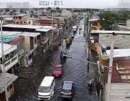 Lluvias y aguaje inundaron sectores de Guayaquil el 11 de septiembre.