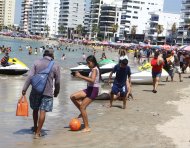 Salinas, entre los balnearios más visitados en este feriado.