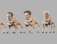 La obra de Beeple suele mezclar figuras del poder tecnológico con escenarios distópicos.