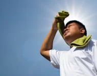 Referencial.La población enfrenta jornadas sofocantes mientras se mantiene la alerta meteorológica.