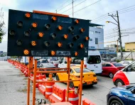La solución vial que se levanta en la intersección con la avenida Rodrigo Chávez busca mejorar la movilidad, pero conductores aseguran que la obra ha agravado el congestionamiento.