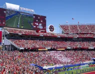 El Estadio de San Francisco con el logo de Levi's censurado