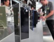 Los Galaxy Z Fold 7 en el Galaxy Unpacked 2025, el evento en el que Samsung presentó su anterior generación de teléfonos plegables.