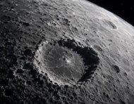 NASA mostró el cráter que dejó un cohete Falcon 9 de SpaceX en la Luna.