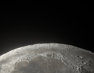 La superficie lunar, escenario de experimentos sobre producción de cemento.