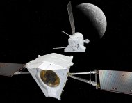 Separación del módulo de transferencia a Mercurio de BepiColombo.