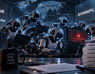 Un enjambre de agentes de inteligencia artificial puede coordinar tareas y tomar decisiones de forma autónoma para alcanzar un objetivo común. Imagen generada con IA