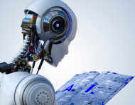 Referencial.Un robot con inteligencia artificial simboliza la creación de códigos propios para comunicarse.