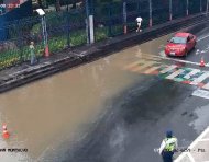 Segura EP reportó acumulación de agua por marea alta en dos sectores de Guayaquil.