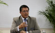 Rueda de prensa de Christian Cruz, actual presidente del Cpccs.