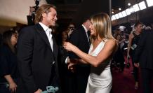 Brad Pitt y Jennifer Aniston durante la gala de los SAG.