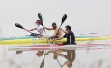 Ecuador kayak canoa entrenamiento coronavirus