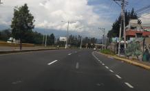 Tráfico vehicular a Quito