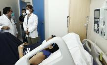 Una semana después del cierre del Hospital Neumológico Alfredo J. Valenzuela, en diciembre, Salud realizó un recorrido por el Hospital General del Guasmo Sur para mostrar a los medios la atención que estaban recibiendo los pacientes con tuberculosis que f