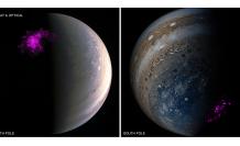 Images of Jupiter's poles from NASA's Juno satellite and NASA's Chandra X-ray Telescope.