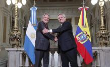 Guillermo Lasso y Alberto Fernández
